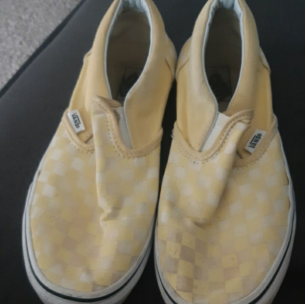 Big kids Vans slip on